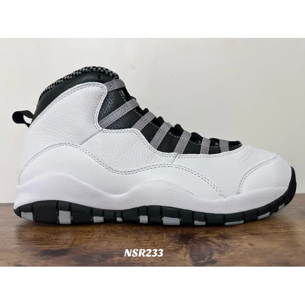 N I-K-E A i r-Jor-dan 10 RETRO LIGHT STEEL GREY 2025 HJ6779 104 SIZE 12-13 NEW