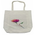thumbnail image 1 of Flower Shopping Bag, Simplistic Poppy Design Purity and Grace Love and Friendship Splattered Image, Eco-Friendly Reusable Bag for Groceries Beach and More, 15.5" X 14.5", Cream, by Ambesonne, 1 of 2