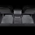 thumbnail image 3 of Alfombrillas universales para coche de 4 piezas (antracita) - Diseño metálico - Resistentes para todo tipo de clima con respaldo de goma RV, 3 of 5