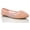 Blush, variant on Charles Albert Women's Breathable Crochet Lace Ballet Flat Coral Size 6