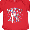 thumbnail image 4 of Inktastic Happy 4th- Fourth of July firework Boys or Girls Long Sleeve Baby Bodysuit, 4 of 5