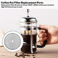 thumbnail image 4 of SHAR Stainless Steel 4 Inch Coffee Filter - Replacement Mesh Screen for 34oz/1000ml Cafetiere - 4-Pack, 4 of 5
