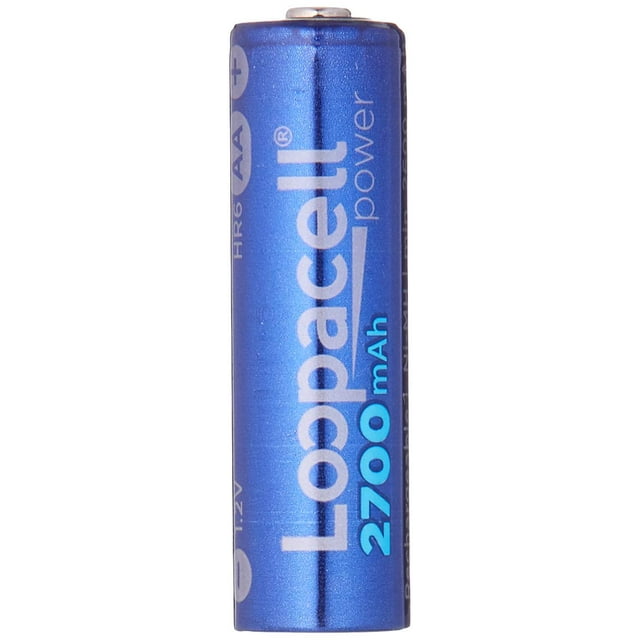 Loopacell Piles Rechargeables AA Ni-MH 2700 mAh (Lot de 8)