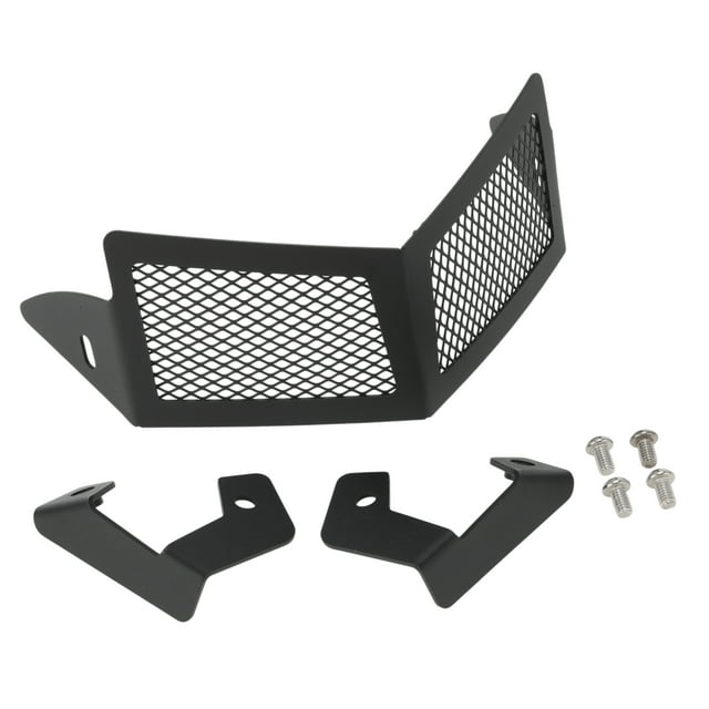 Unique Bargains Motorcycle Radiator Grille for BMW K1600GTL 2016-2017 Aluminum Alloy Motorcycle Radiator Guard Cover 1 Set