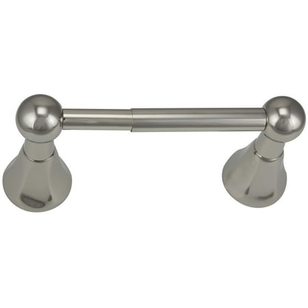 Jado Nickel Toilet Paper Holder - Jado 818 Series Brass with Platinum Nickel Finish Toilet Paper Holder - Grey