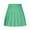 Green, variant on Women and Girl Short Skirts High Waist Pleated Skater Tennis Skirt Summer Solid Color Cotton Linen Skirt Anti-Exposure Safety A Line Mini Skirts