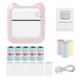 thumbnail image 2 of Pocket Photo Printer Portable Thermal Printing Machine 203dpi Wireless BT Connection for Picture Lable DIY Handcraft List Meno Notes Journal Receipt Paper Instant Printer Sticker with 5 Rol, 2 of 7
