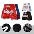 thumbnail image 6 of Fanjie Breathable Fitness Shorts For Muay Thai Training Trunks Black M/L/Xl/Xxl, 6 of 8