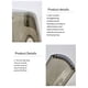 thumbnail image 4 of Wosthever Reposapiés ergonómico de oficina para adultos, reposapiés de relajación para trabajar, estudiar, reposapiés antideslizante, Conjuntos de muebles de sala de estar Gris transparente, 4 of 6