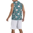 thumbnail image 2 of Sikiie Flamingo Basketball Jersey Reversible Men's Mesh Athletic Sports Shirts Training Practice S-4XLMedium, 2 of 6