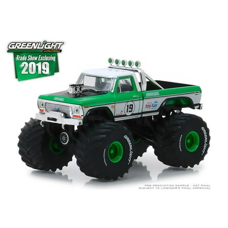 Greenlight 1:64 2019 Trade Show Exclusive 1974 Ford F-250 Monster Truck #19 Diecast Model Truck (Best Vehicles In The Snow 2019)