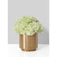 thumbnail image 6 of Serene Spaces Living Shiny Gold Finish Cylinder Vase, 4" Diameter & 4" Tall, 6 of 6