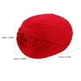 thumbnail image 4 of ColoMX Hilo de ganchillo rojo para tejer y tejer hilo de lana para mujer, mantas acogedoras, suéteres, decoración del hogar y proyectos de bricolaje, manualidades, 4 of 7
