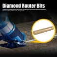 thumbnail image 4 of Easy To Carry  Router Bits, Brazed  Straight Router, Gold 1pcs Quartz Stone For Seaming Machine Trimming Machine Cutting Of Stone 6.35 X 5 X 65mm,6.35 X 7 X 65mm,12.7 X 13.5 X 75mm, 4 of 8