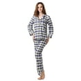 thumbnail image 2 of Richie House Women's Plaid Cotton Pajamas Sleepwear Set RHW2282, 2 of 2