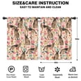 thumbnail image 2 of Blackout Kids Curtains,German Shepherd with Flowers Childrens Insulated Curtains Set Of 2,Bedroom Essentials,Toddler Room Decor 42x54in(106x137cm), 2 of 4