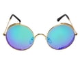thumbnail image 3 of Women Men Round Lens Studio Cover Side Shield Sunglasses Circle Metal Frame New, 3 of 8