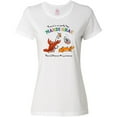 thumbnail image 3 of Inktastic There's No Party Like Mardi Gras with Partying Seafood Women's T-Shirt, 3 of 5