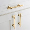 thumbnail image 5 of Tirador para muebles moderno de aleación de zinc, tiradores de puerta de oro negro, tiradores de muebles de estilo chino, herrajes sólidos para cajones de gabinetes de cocina, 5 of 5