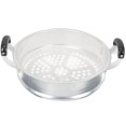 thumbnail image 1 of Steamer Basket Double Handle Food Steaming Rack Steamer Meat Dim Sum Seafood Steamer, 1 of 9