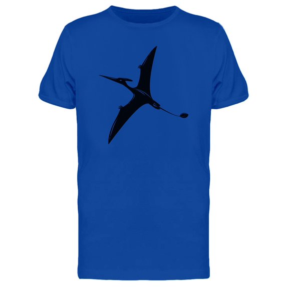Black Silhouette Of Pteranodon Tee Men's -Image by Shutterstock
