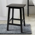 Better Homes & Gardens Square 18 in High Indoor Backless Bamboo Stool ...