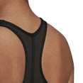 thumbnail image 5 of adidas Powerreact Training Medium-Support Padded Sports Bra Color: Dark Grey Size: S D-DD, 5 of 5