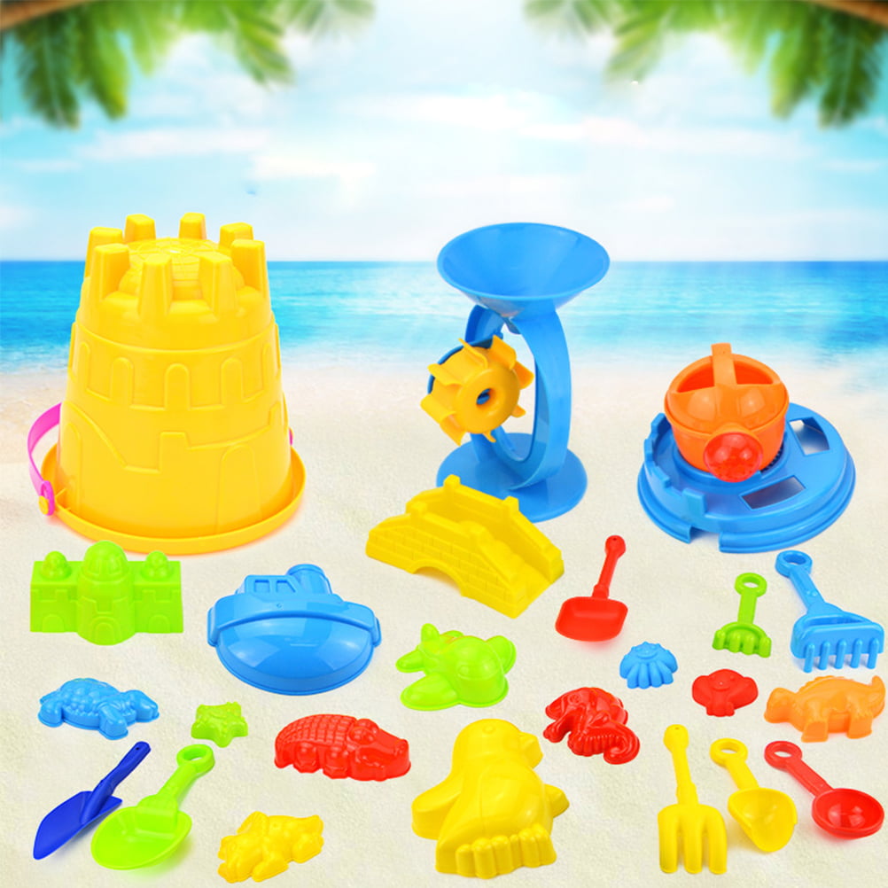 4Pcs Beach Toy Sandcastle Clay Mould Building Model Kids Kids Baby Sand Art HS 