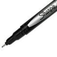thumbnail image 2 of 1PC Sharpie Water-Resistant Ink Porous Point Pen, Stick, Fine 0.4 mm, Black Ink, Black/Gray Barrel, Dozen, 2 of 3