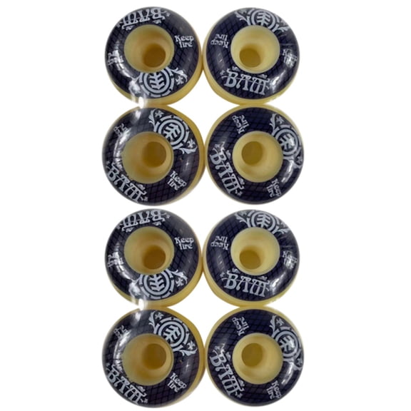 Keepfire 8 Uds Ruedas de Monopatín 54mm Pu Dureza Skate Board 85A Ruedas de Longboard