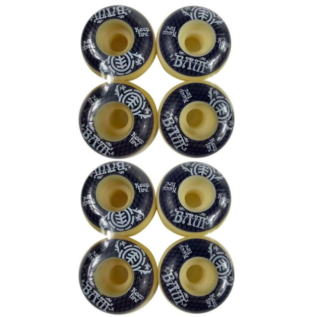 8 Pcs Roues de Planche à Roulettes 54mm Dureté PU Planche de Skate 85A Roues de Longboard pour Skate de Rue, 8 x Roue de Planche à Roulettes, Couleur Aléatoire