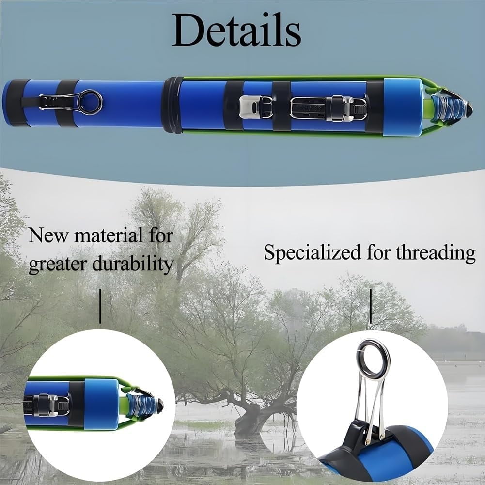 Fishing Catapult Rod, Portable Telescopic Lure Launcher, Durable Aluminum Alloy & ABS, Saltwater and Freshwater, Compact Travel Fishing Gear with Catapult-Style Handle