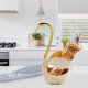 thumbnail image 4 of Soporte para cubiertos de cocina Macarena oro, 4 of 8