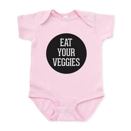 

CafePress - Eat Your Veggies Baby Light Bodysuit - Baby Light Bodysuit Size Newborn - 24 Months
