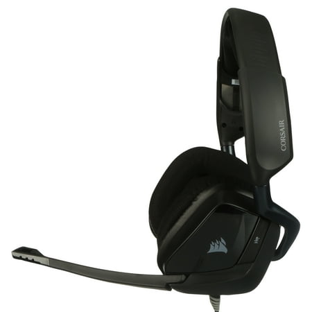 Corsair Void Elite Stereo Gaming Headset - Carbon; Multi-Platform compatible with PC, PS4, Xbox One, Switch and Mobile Devices via a Universal 3.5mm connector and Included Y-Splitter Cable