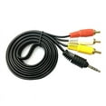 thumbnail image 4 of Cable AV de audio y vídeo compuesto macho a conector para conectar TV, DVD y cámaras de 1,5 m, 4 of 8