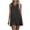Dark Gray, variant on Mesh Nightgown for Women Nightwear Sleeveless Backless See Through Chemise Ruffle Irregular V-Neck Sleep Dress Dark Gray