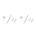 thumbnail image 3 of relayinert Affordable Hood Lock For Car Modification Multiple Sizes And Styles Available Car Modification Machine Cover Lock Electroplated silver DP17-32 2Set, 3 of 6