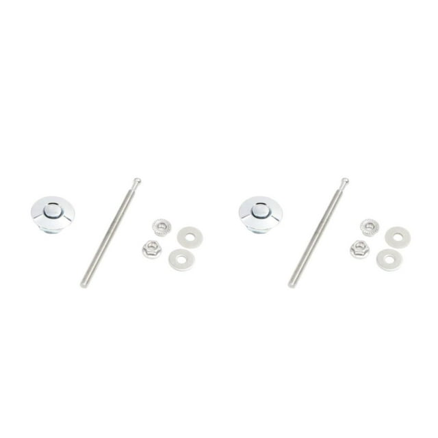 ZheElen Lightweight And Stylish Hood Lock For Car Modification Multiple Sizes Electroplated silver DP17-32 2Set