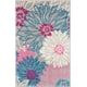 thumbnail image 2 of Alfombra de Área Nourison Passion Gris Floral Estilo Campestre 60x90 cm, 2 of 8