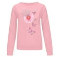 thumbnail image 4 of ICHUANYI Liquidación Mujeres Moda Casual Impresión Cuello Redondo Suelta Manga Larga Camiseta Tops Blusa Sin Capucha Sudaderas ICHUANYI WER202308256757, 4 of 5