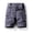 Purple, variant on Jophufed Fashion Men's Pants Pocket Zipper Buttons Solid Leisure Time Tooling Shorts Cargo Pants