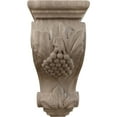 thumbnail image 2 of Ekena Millwork 4 1/2"W x 5"D x 10"H Medium Grape Corbel, Walnut, 2 of 4