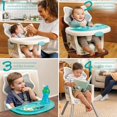 thumbnail image 3 of Infantino Grow-with-Me 4-in-1 Convertible High Chair, 6-36 Months Unisex, Raccoon, 3 of 12
