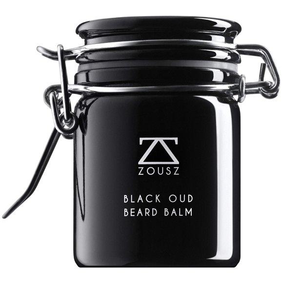 Zousz Baume à Barbe de Luxe Noir Oud - Parfumé en Cèdre pour Hommes - Contient des Ingrédients Naturels et des Huiles Essentielles - Hydrate les Conditions Protège la Barbe
