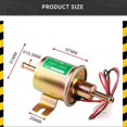 thumbnail image 5 of Universal Automotive Modified HEP-02A 12V Heavy Duty Metal Electric Fuel Pump(Gold), 5 of 5
