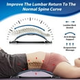 thumbnail image 4 of NGARDK Back Stretcher for Lower Back Pain Relief - Adjustable Lumbar Support Board (Blue), 4 of 5