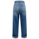thumbnail image 4 of WILLBEST Jeans Mujer Pantalones Vaqueros de Mujer, de Pierna Ancha, Cintura Alta, Elásticos, Estilo Boyfriend, Cómodos y Casuales, Moda de Otoño 2024 Extra Grande, 4 of 8