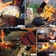thumbnail image 4 of Guantes para barbacoa, 1 par de guantes para horno, resistentes al calor hasta 800 °C, guantes para horno antideslizantes resistentes al calor, guantes para horno para cocinas de barbacoa y chimeneas JM, 4 of 4