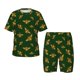 thumbnail image 1 of Fotbe Hohey Bee Pijama Estampada de 2 Piezas para Niños – Ropa de Dormir de Manga Corta Cómoda para Niños y Niñas, Camiseta y Shorts de Algodón-4X-Large, 1 of 6